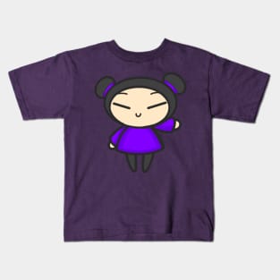 Purple Pucca Kids T-Shirt